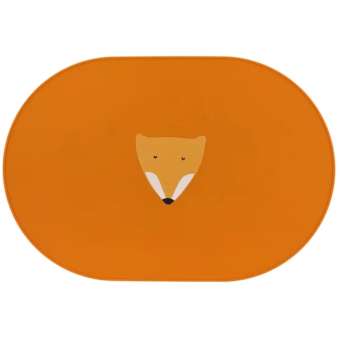 Trixie Baby Set de Table en Silicone - Mr. Fox