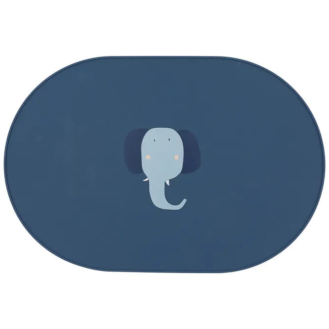 Trixie Baby Set de Table en Silicone - Mrs. Elephant