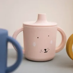 Trixie Baby Tasse d'Apprentissage en Silicone - Mrs. Rabbit