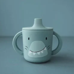 Trixie Baby Tasse d'Apprentissage en Silicone - Mr. Shark