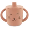 Trixie Baby Tasse d'Apprentissage en Silicone - Mrs. Cat