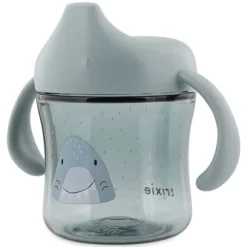 Trixie Baby Tasse d'Apprentissage avec Poignées - Mr. Shark