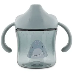 Trixie Baby Tasse d'Apprentissage avec Poignées - Mr. Shark