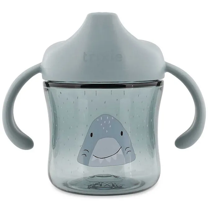 Trixie Baby Tasse d'Apprentissage avec Poignées - Mr. Shark