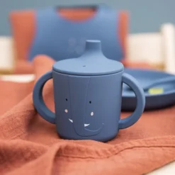 Trixie Baby Tasse d'Apprentissage en Silicone - Mrs. Elephant