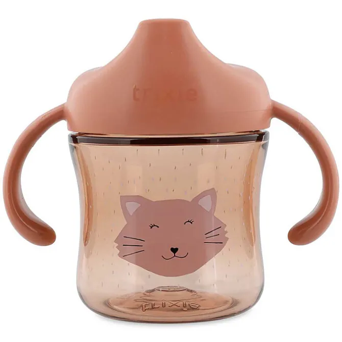 Trixie Baby Tasse d'Apprentissage avec Poignées - Mrs. Cat