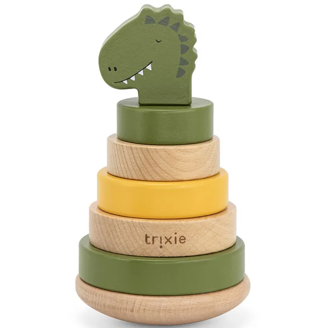 Trixie Baby Tour à Empiler en Bois - Mr. Dino
