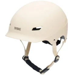 Trybike Casque Crème - Taille 51-56 cm