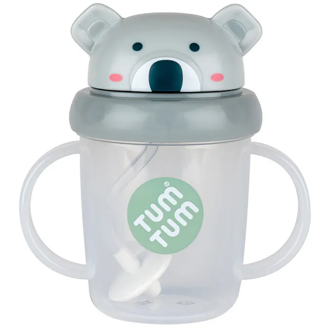 TUM TUM Tasse Anti-fuites et Paille Lestée V3 Koala - 200 ml