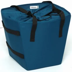 Vidiamo Sac de Courses Limo - Bleu Pétrole