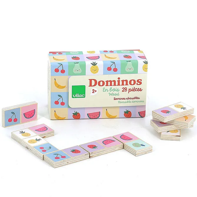 Vilac Dominos en Bois Fruits et Légumes - Sarah Betz