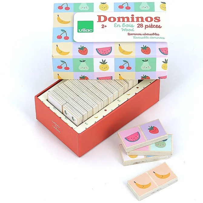 Vilac Dominos en Bois Fruits et Légumes - Sarah Betz