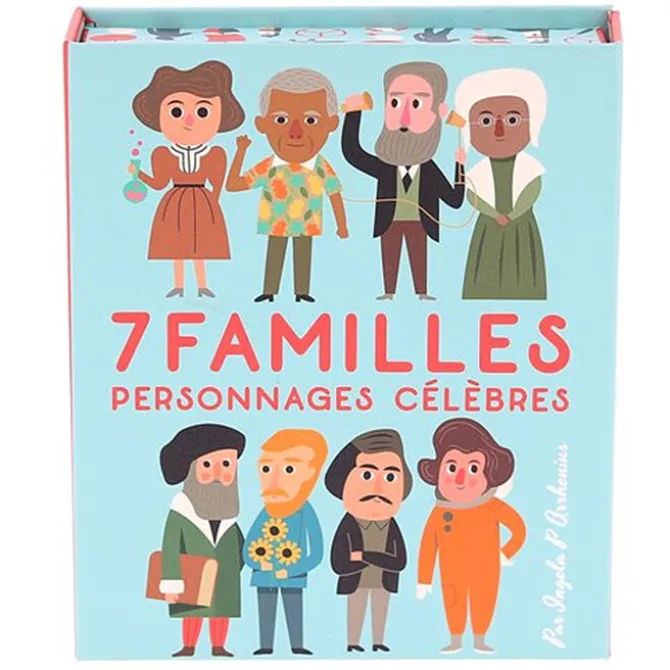 Vilac Jeu de 7 Familles Personnages Célèbres - Ingela P. Arrhenius