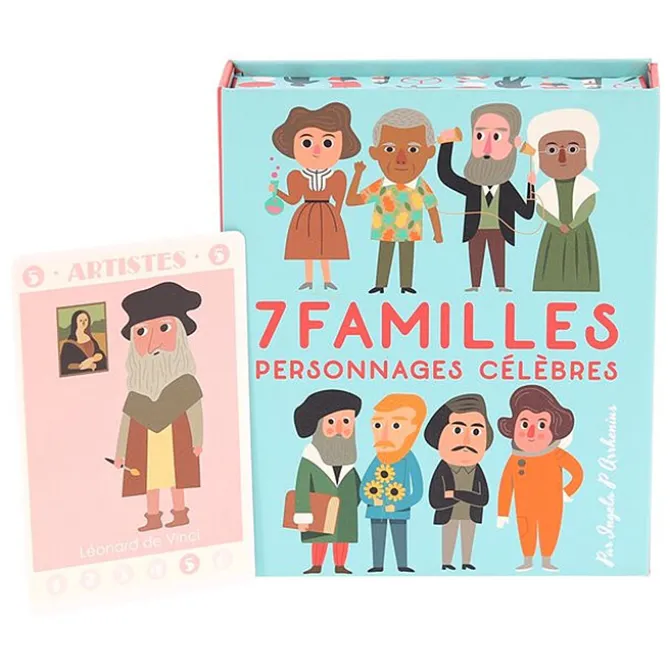 Vilac Jeu de 7 Familles Personnages Célèbres - Ingela P. Arrhenius
