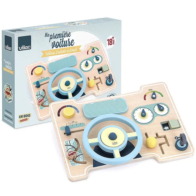 Vilac Tableau de Bord d'Eveil Multi Activités