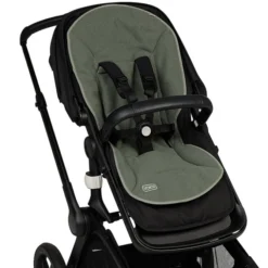 Voksi Assise en Laine pour Poussette - Meadow Green