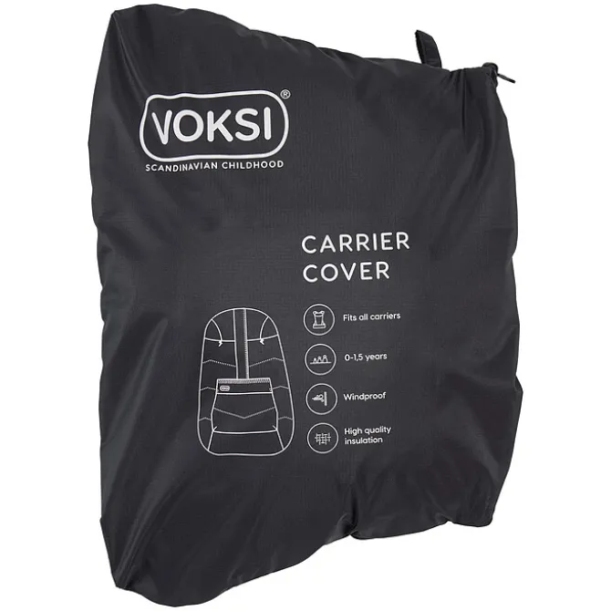 Voksi Couverture Porte-bébé - Black