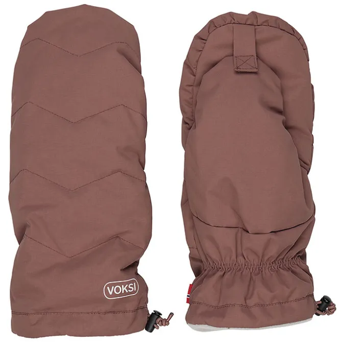Voksi Moufles de Poussette - Maroon Light Grey