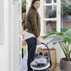 Voksi Nid d'Ange Nomade Baby Wrap - Dark Grey Star