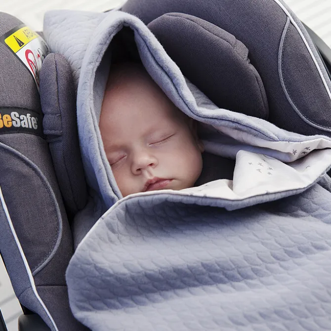 Voksi Nid d'Ange Nomade Baby Wrap - Dark Grey Star