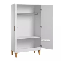 Vox Meubles Armoire 2 Portes Lounge - Blanc