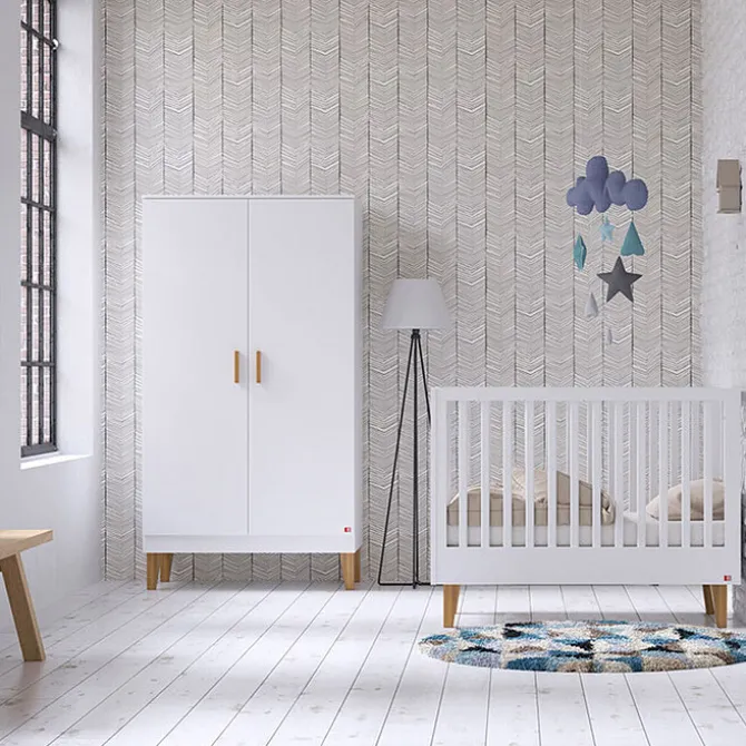 Vox Meubles Armoire 2 Portes Lounge - Blanc