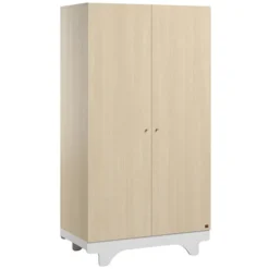 Vox Meubles Armoire 2 Portes Playwood - Bois et Blanc