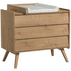 Vox Meubles Commode et Plan à Langer Vintage - Chêne