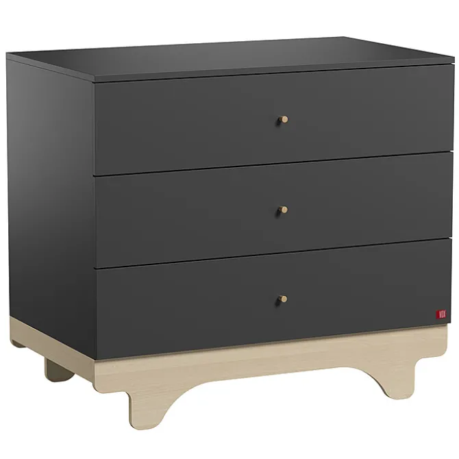 Vox Meubles Commode Playwood - Graphite et Bois