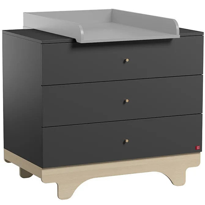 Vox Meubles Commode Playwood - Graphite et Bois
