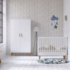 Vox Meubles Lit Bébé Evolutif Lounge Blanc - 70 x 140 cm