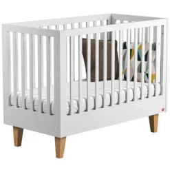 Vox Meubles Lit Bébé Evolutif Lounge Blanc - 70 x 140 cm