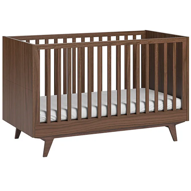 Vox Meubles Lit Bébé Evolutif Mid II Noyer - 70 x 140 cm