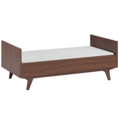 Vox Meubles Lit Bébé Evolutif Mid II Noyer - 70 x 140 cm