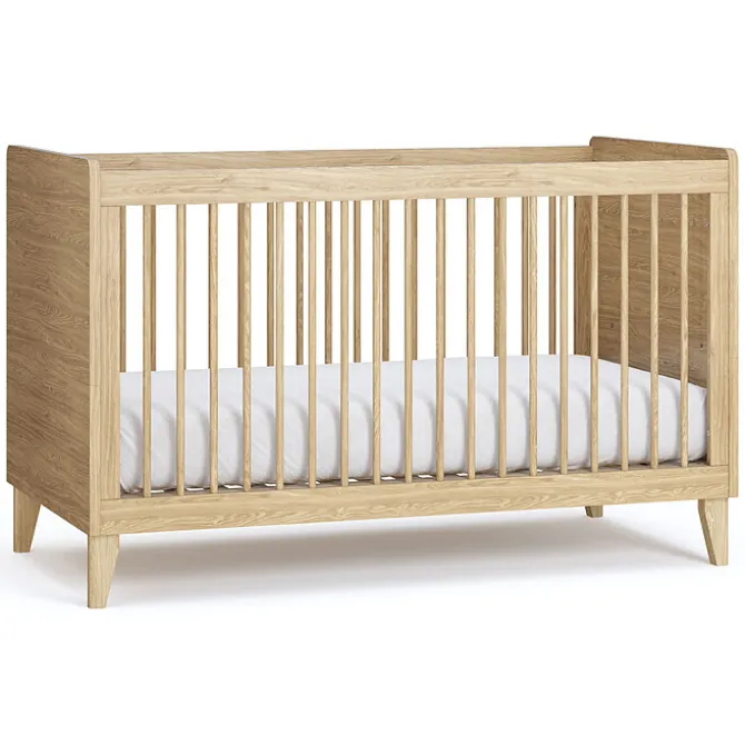 Vox Meubles Lit Bébé Evolutif Muve Chêne - 70 x 140 cm