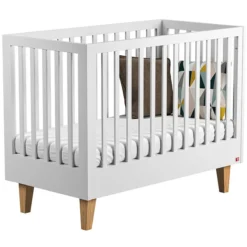 Vox Meubles Lit Bébé Lounge Blanc - 60 x 120 cm