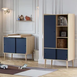Vox Meubles Portes Additionnelles Armoire Retro - Indigo