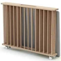 WEBABY Parc Carré Pliable - Hêtre Brut