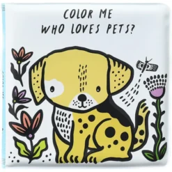 Wee Gallery Livre de Bain Color Me - Who Loves Pets