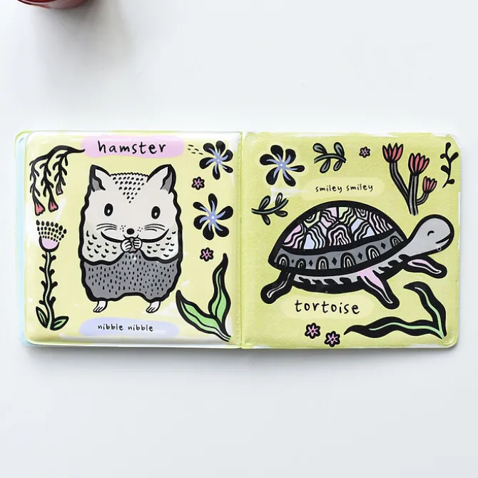Wee Gallery Livre de Bain Color Me - Who Loves Pets