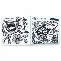 Wee Gallery Livre de Bain Color Me - Who's in The Rainforest