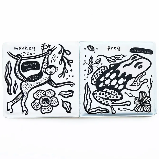 Wee Gallery Livre de Bain Color Me - Who's in The Rainforest