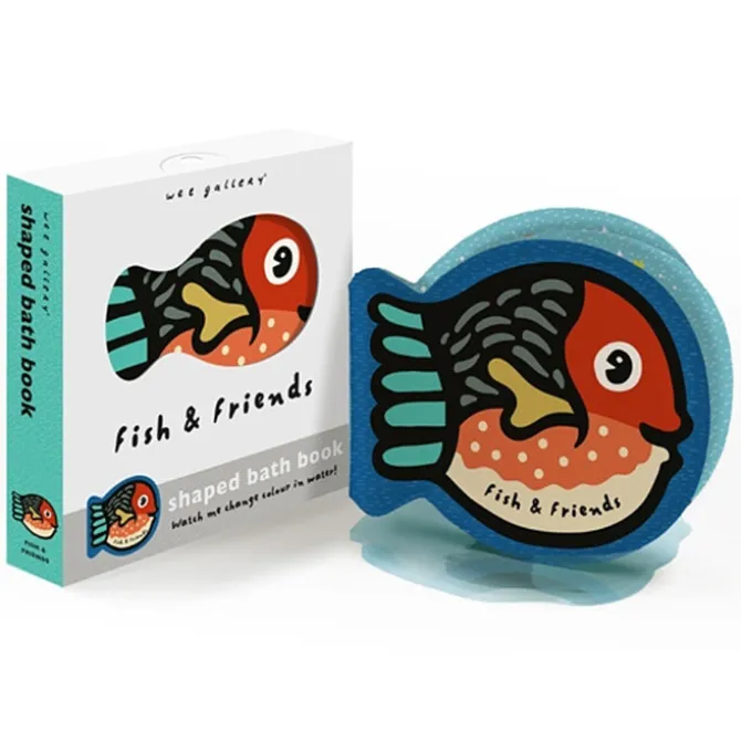 Wee Gallery Livre de Bain - Fish and Friends