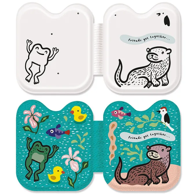 Wee Gallery Livre de Bain - Frog and Friends