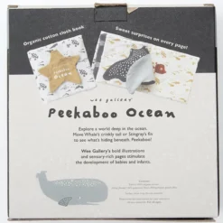 Wee Gallery Livre en Tissu - Peekaboo Ocean