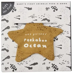 Wee Gallery Livre en Tissu - Peekaboo Ocean