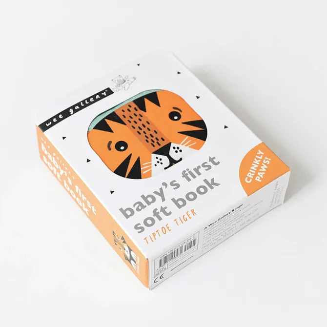 Wee Gallery Livre en Tissu - Tigre