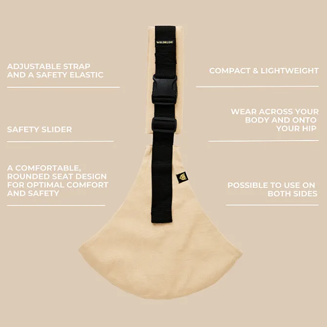 Wildride Porte-bébé pour Grand Enfant - Beige