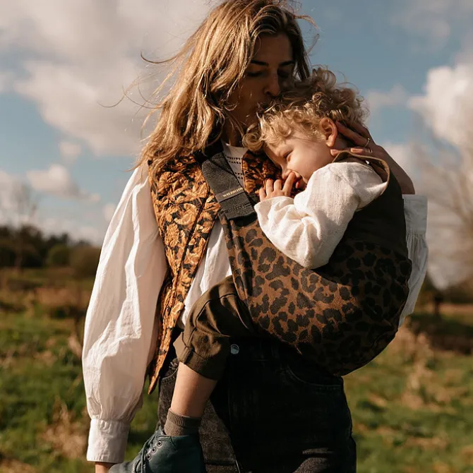 Wildride Porte-bébé pour Grand Enfant - Léopard Marron