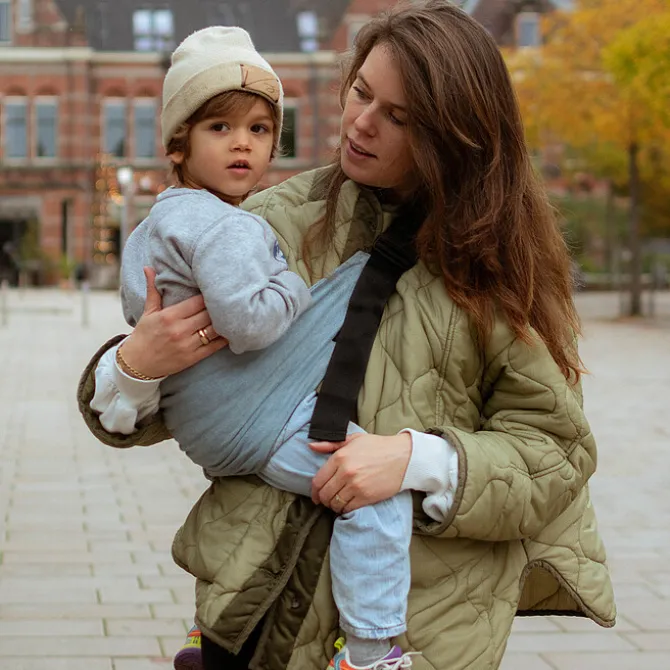 Wildride Porte-bébé pour Grand Enfant - Denim